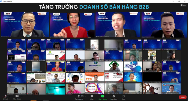 Tăng trưởng doanh số cho doanh nghiệp kinh doanh sản phẩm dịch vụ mô hình B2B