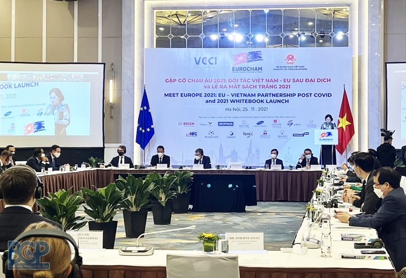 Hội nghị “Gặp gỡ Châu Âu 2021: Đối tác Việt Nam – EU hậu Covid-19 và công bố sách trắng EUROCHAM 2021”