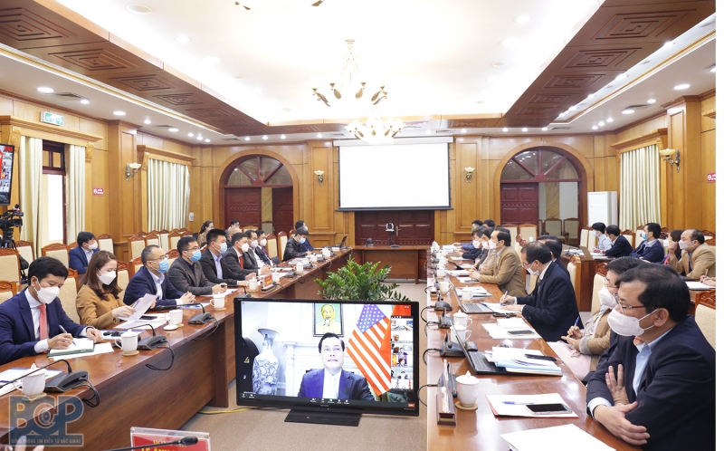 Tỉnh Bắc Giang và Đại sứ quán Việt Nam tại Hoa Kỳ tổ chức hội nghị trực tuyến xúc tiến đầu tư Hoa Kỳ