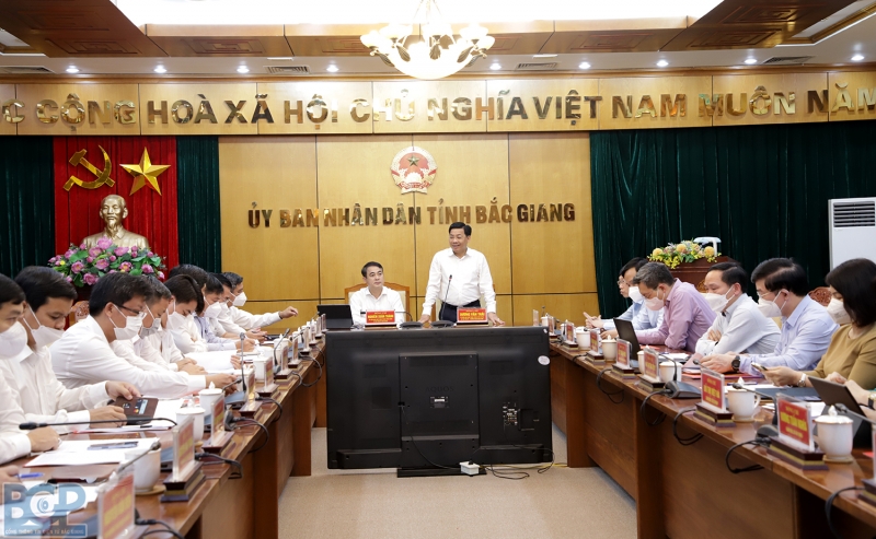 Đoàn công tác tỉnh Hậu Giang thăm, học tập kinh nghiệm về công tác lập quy hoạch, xúc tiến đầu tư tại tỉnh Bắc Giang