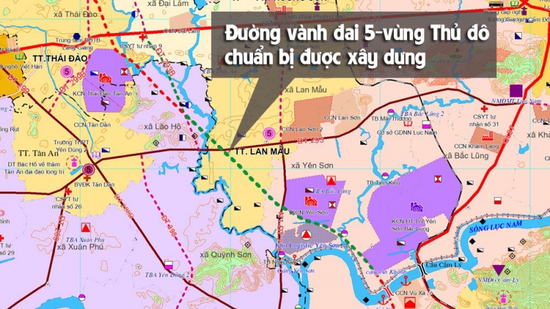 Bắc Giang: Xây dựng đường vành đai 5 – vùng Thủ đô kết nối các khu công nghiệp ở Lục Nam