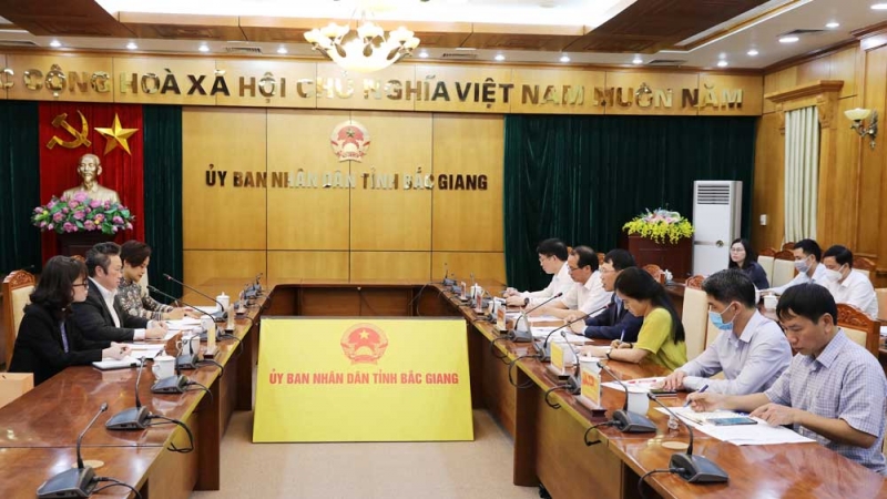 Liên đoàn Doanh nghiệp Singapore tìm hiểu cơ hội đầu tư tại Bắc Giang