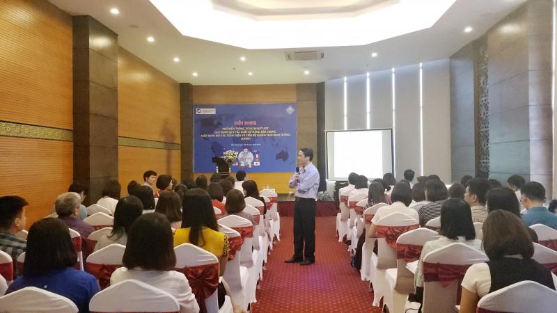 Phổ biến quy định về Quy tắc xuất xứ hàng hóa trong Hiệp định Đối tác toàn diện và Tiến bộ xuyên Thái Binh Dương (CPTPP) cho các Doanh nghiệp Bắc Giang