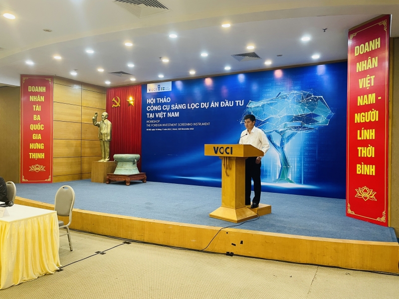 Hội thảo “Công cụ sàng lọc dự án đầu tư tại Việt Nam”