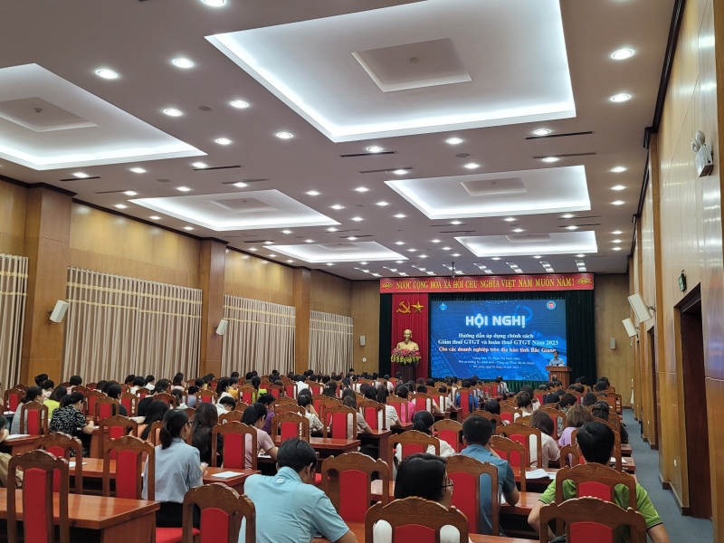 Hội nghị “Hướng dẫn áp dụng chính sách giảm thuế GTGT và hoàn thuế GTGT năm 2023”