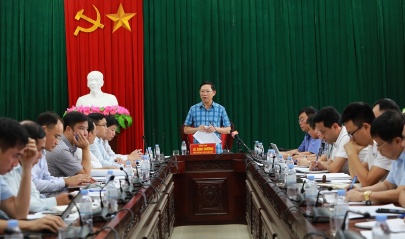 Chủ tịch UBND tỉnh Lê Ánh Dương kiểm tra việc triển khai dự án khu đô thị, khu dân cư tại huyện Lạng Giang