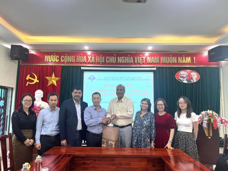 Tiếp và làm việc với đoàn công tác Công ty IKDHVAJ Advisers LLP (Ấn Độ)