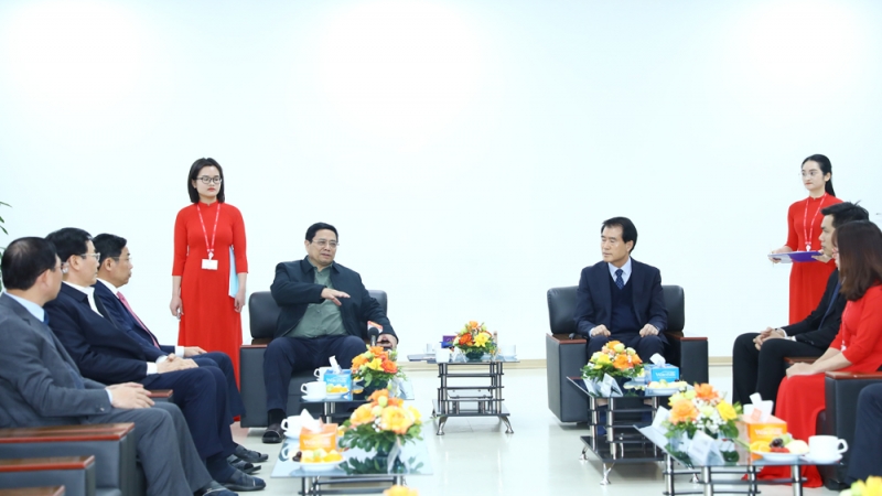 Thủ tướng Chính phủ Phạm Minh Chính thăm doanh nghiệp tại Bắc Giang